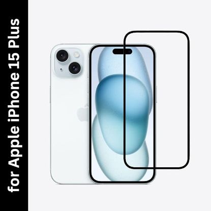 Picture of Premium Tempered Glass for Apple iPhone 15 Plus- Ultimate Protection and Clarity