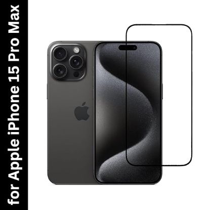 Picture of Premium Tempered Glass for Apple iPhone 15 Pro Max - Ultimate Protection and Clarity