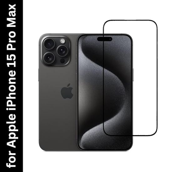 Picture of Premium Tempered Glass for Apple iPhone 15 Pro Max - Ultimate Protection and Clarity