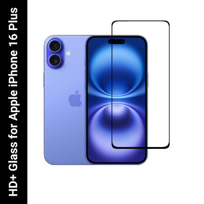 Picture of Premium Tempered Glass for Apple iPhone 16 Plus- Ultimate Protection and Clarity