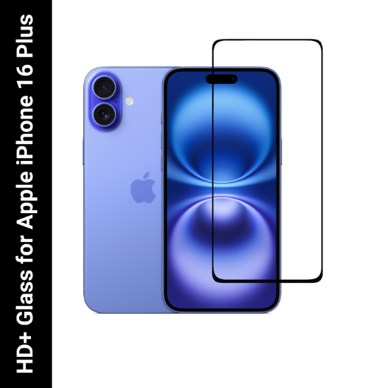 Picture of Premium Tempered Glass for Apple iPhone 16 Plus- Ultimate Protection and Clarity