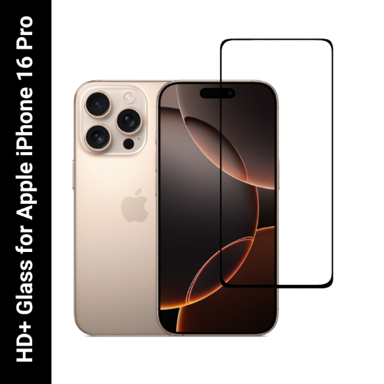 Picture of Premium Tempered Glass for Apple iPhone 16 Pro - Ultimate Protection and Clarity