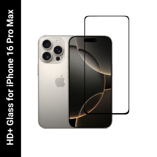 Picture of Premium Tempered Glass for Apple iPhone 16 Pro Max - Ultimate Protection and Clarity