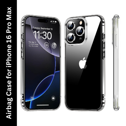 Picture of Kartuce Premium TPU Case for Apple iPhone 16 Pro Max – Shockproof, Slim Fit, Anti-Fingerprint Back Cover