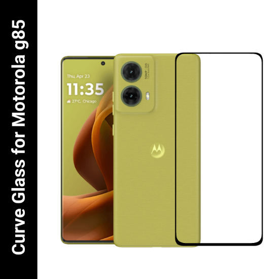 Picture of Motorola G85 5G Curve Tempered Glass Screen Protector - Ultimate Edge-to-Edge Protection