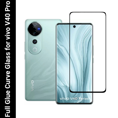 Picture of Vivo V40 Pro 5G Curve Tempered Glass Screen Protector - Ultimate Edge-to-Edge Protection