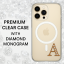 Picture of Kartuce® Transparent Diamond Monogram Case for Apple iPhone – Luxury Edition
