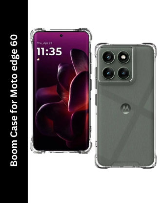 Picture of Kartuce Premium TPU Case for MOTOROLA Edge 60 5G – Shockproof, Slim Fit, Anti-Fingerprint Back Cover