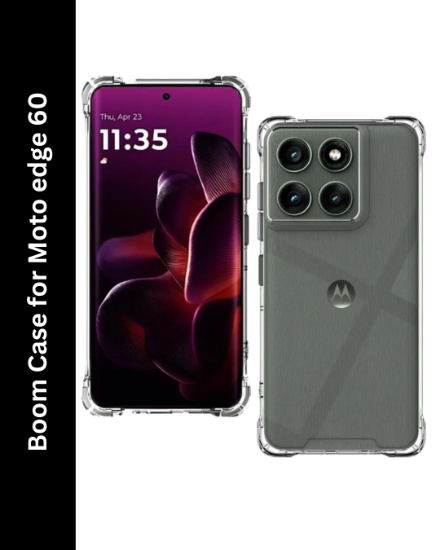 Picture of Kartuce Premium TPU Case for MOTOROLA Edge 60 5G – Shockproof, Slim Fit, Anti-Fingerprint Back Cover
