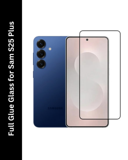 Picture of Samsung Glaxy S25 Plus 5G Tempered Glass Screen Protector - Ultimate Edge-to-Edge Protection