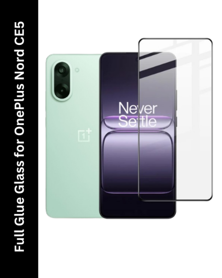 Picture of OnePlus Nord CE5 Tempered Glass Screen Protector - Ultimate Edge-to-Edge Protection