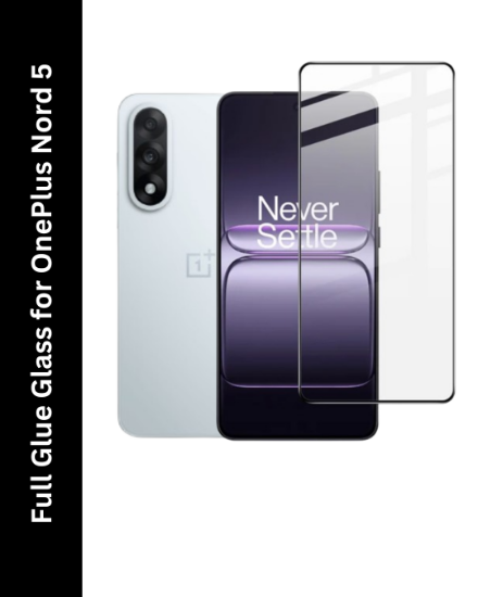 Picture of OnePlus Nord 5 Tempered Glass Screen Protector - Ultimate Edge-to-Edge Protection