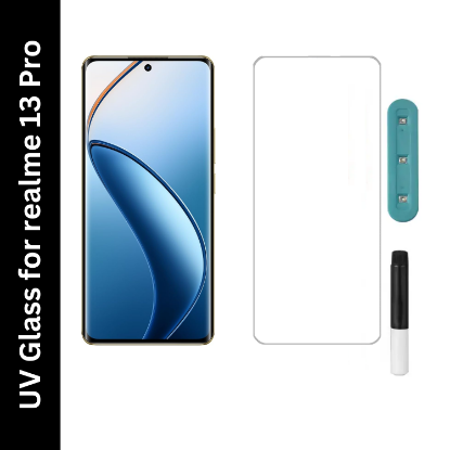 Picture of Realme 13 Pro 5G/Realme 13 Pro+ 5G UV Curve Glass Screen Protector - Ultimate Edge-to-Edge Protection
