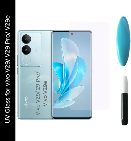 Picture of Vivo V29e 5G UV Curve Glass Screen Protector - Ultimate Edge-to-Edge Protection