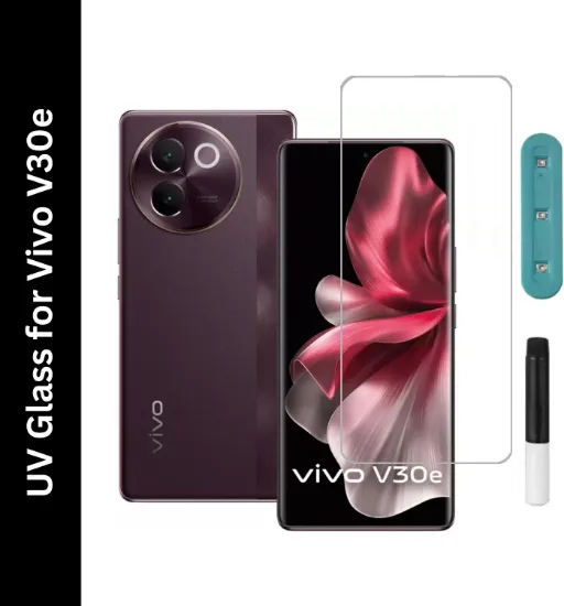 Picture of Vivo V30e 5G UV Curve Glass Screen Protector - Ultimate Edge-to-Edge Protection